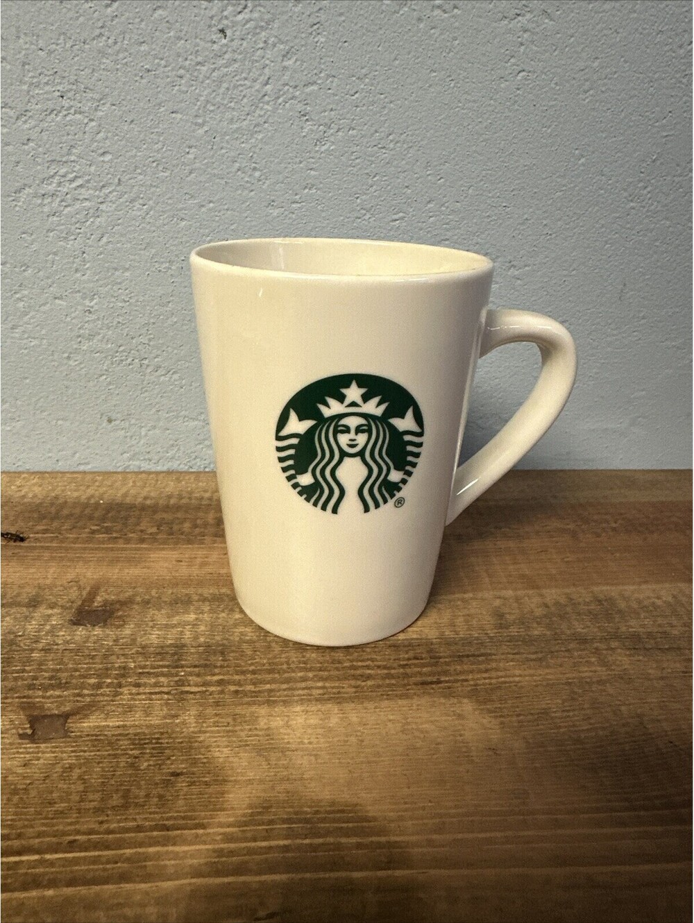 Starbucks Coffee Tea Cup Mug 14oz White Pre-Owned No Chips Or Cracks